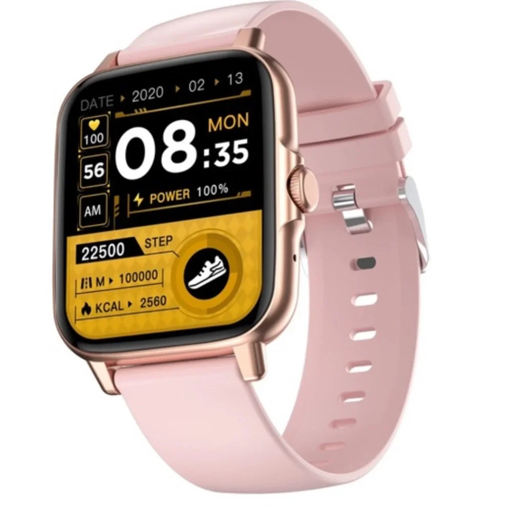 Smart Watch with Pink Band